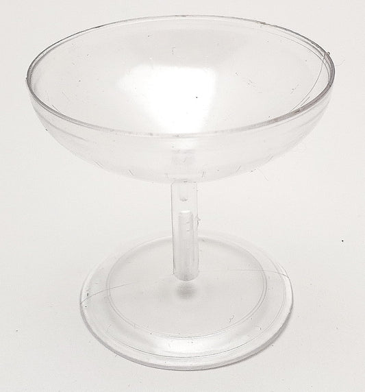 Party Favors Plus Clear Plastic Mini Champagne Glasses 2 Inch 12 Count