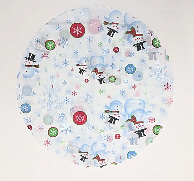 Party Favors Plus White Blue Plastic Winter Placemat 14x10 Inch Set of 24