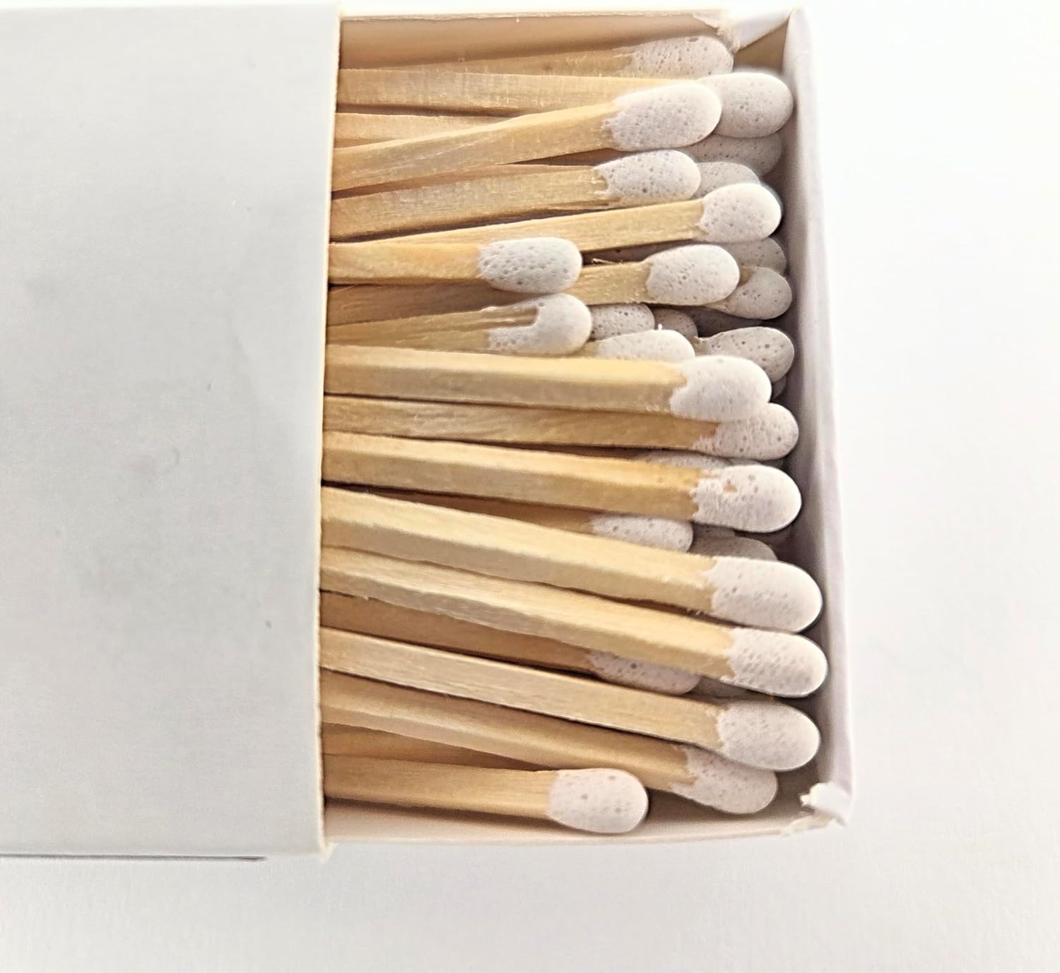 Party Favors Plus Wooden Matches White Box White Tips 125 Count 4 Pack