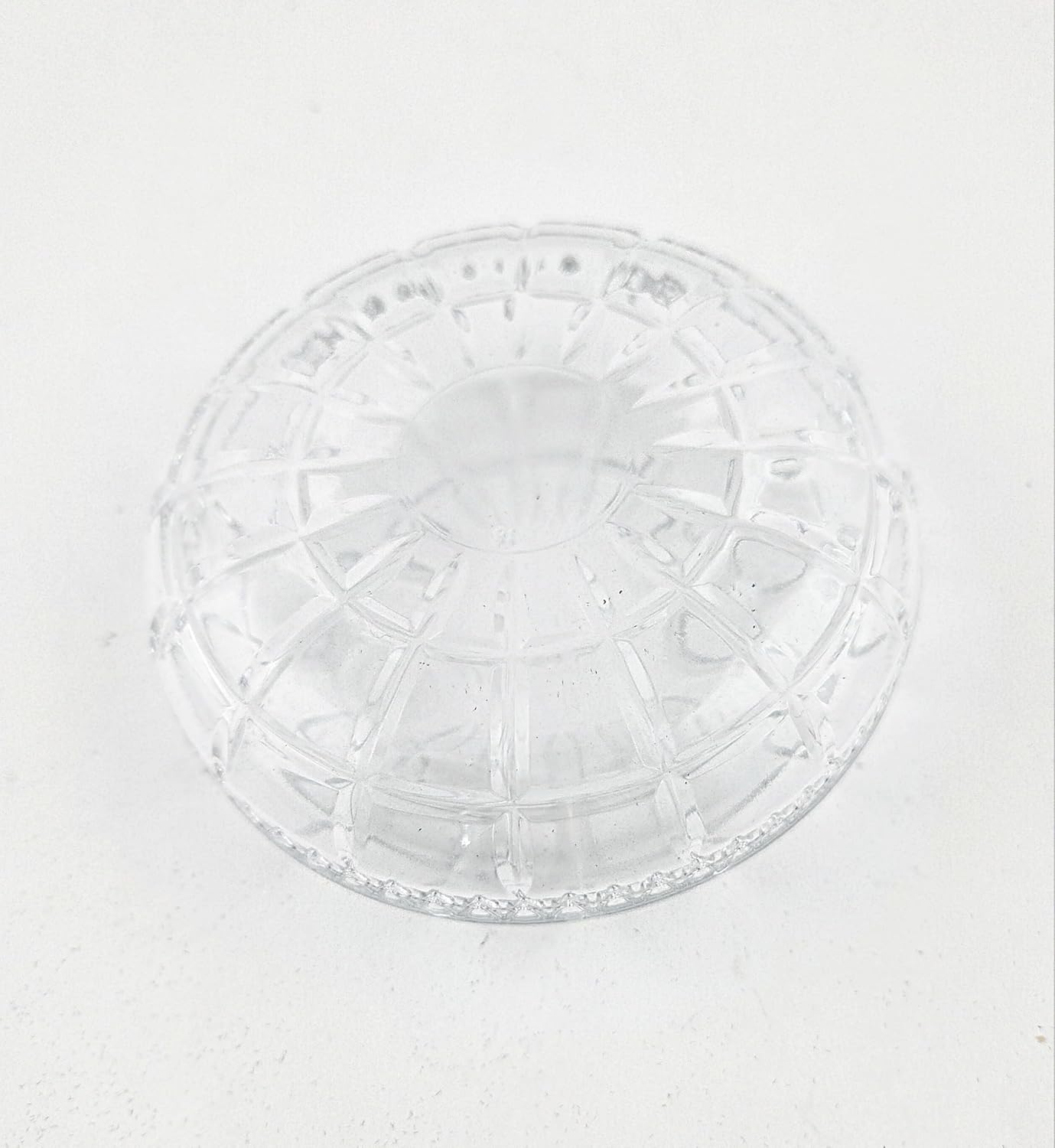 Party Favors Plus Clear Glass Bomboniera Favor Dishes Sawtooth Edge 4 Inch 2 Count