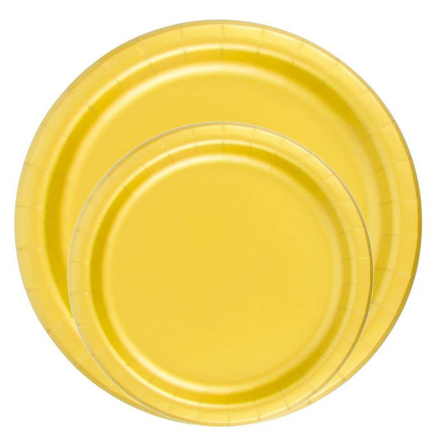 Party Favors Plus Harvest Yellow Paper Dessert Plates 24 Count