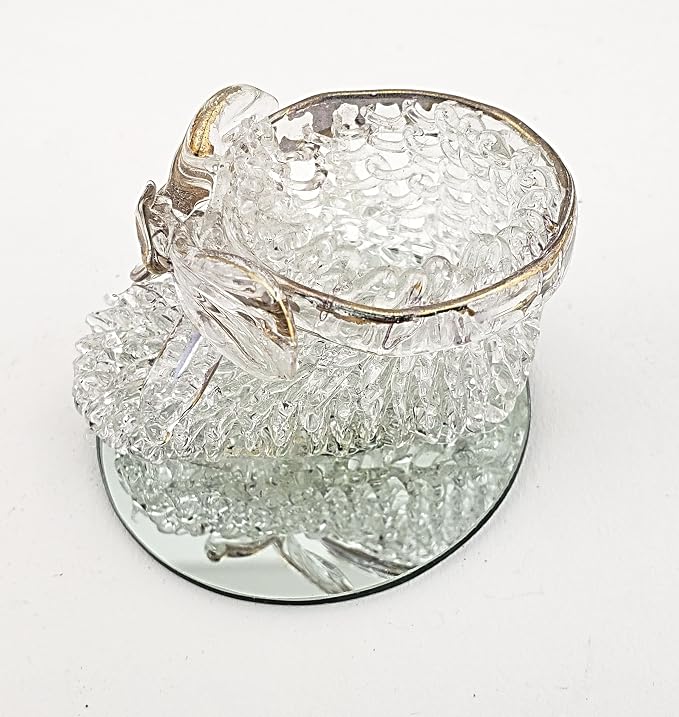 Party Favors Plus Clear Polyresin Crystal Baby Bootie Figurine 1.5 Inch