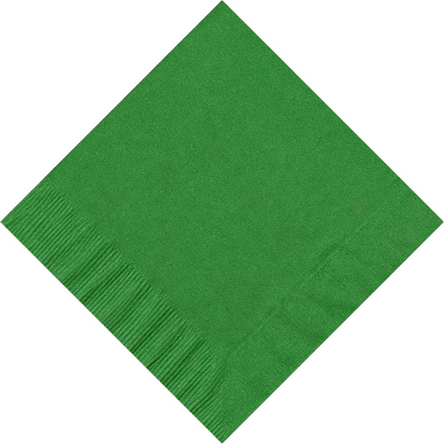 Party Favors Plus Kelly Green Beverage Cocktail Napkins 600 Count