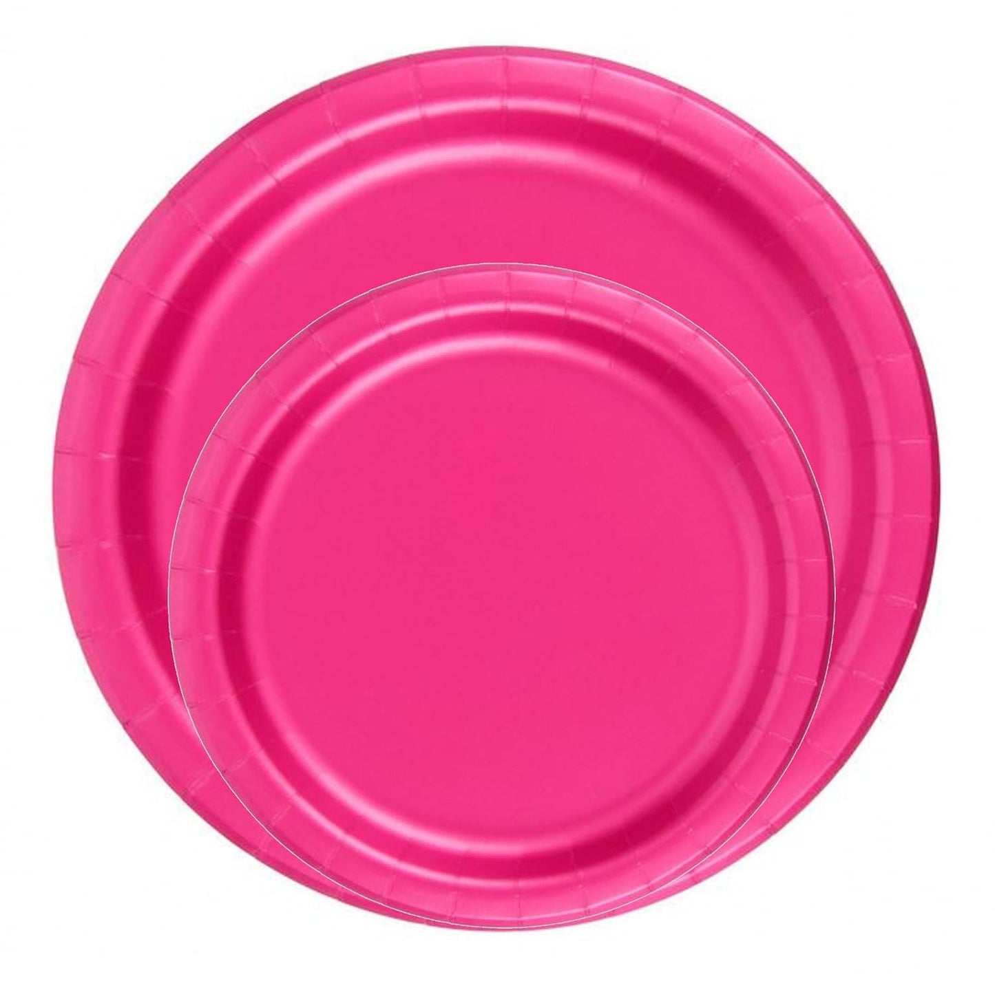 Party Favors Plus Dessert Cake Paper Plates Hot Pink 240 Count