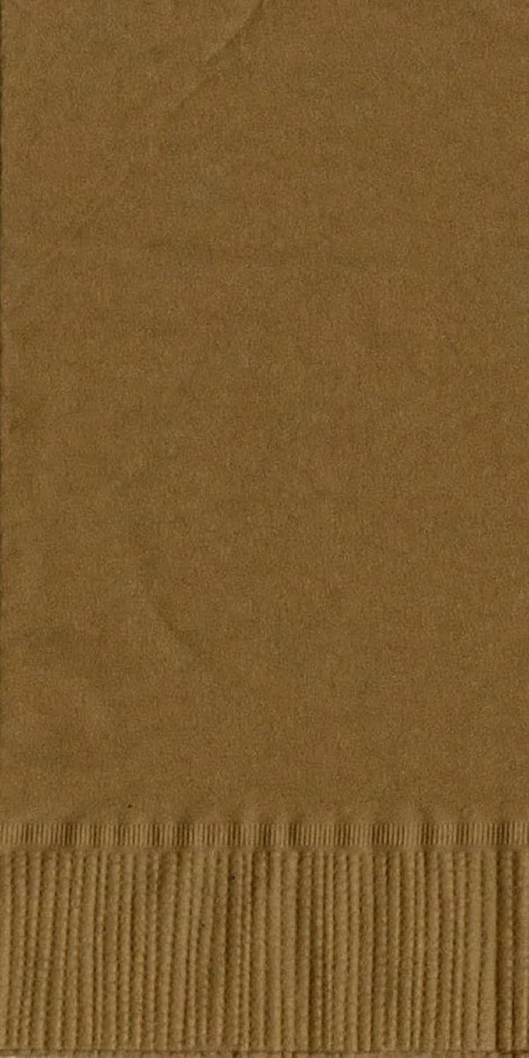 Party Favors Plus Gold Beverage Cocktail Napkins 200 Count