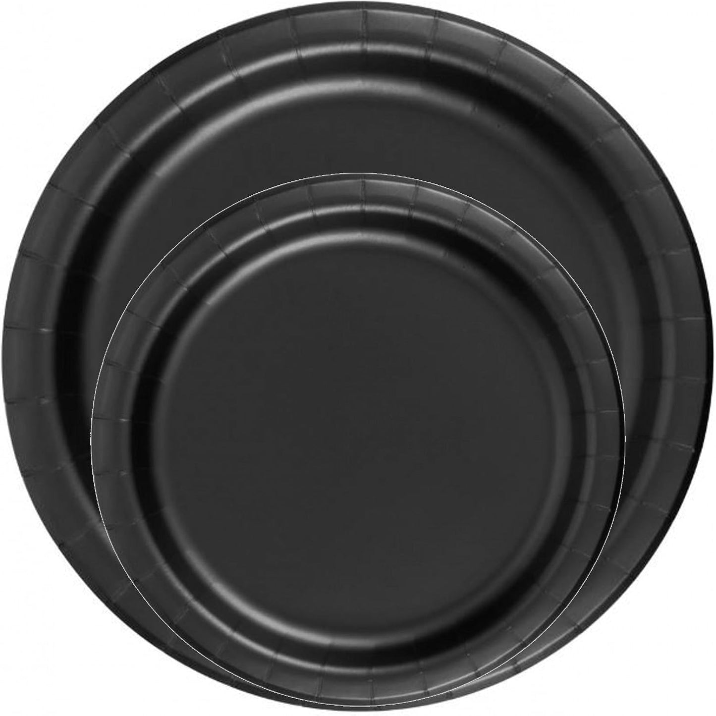 Party Favors Plus Black Paper Plates 24 Count