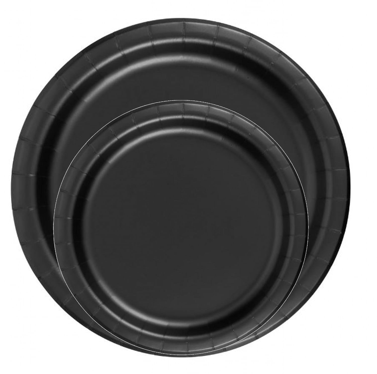 Party Favors Plus Dessert Cake Paper Plates Black 240 Count