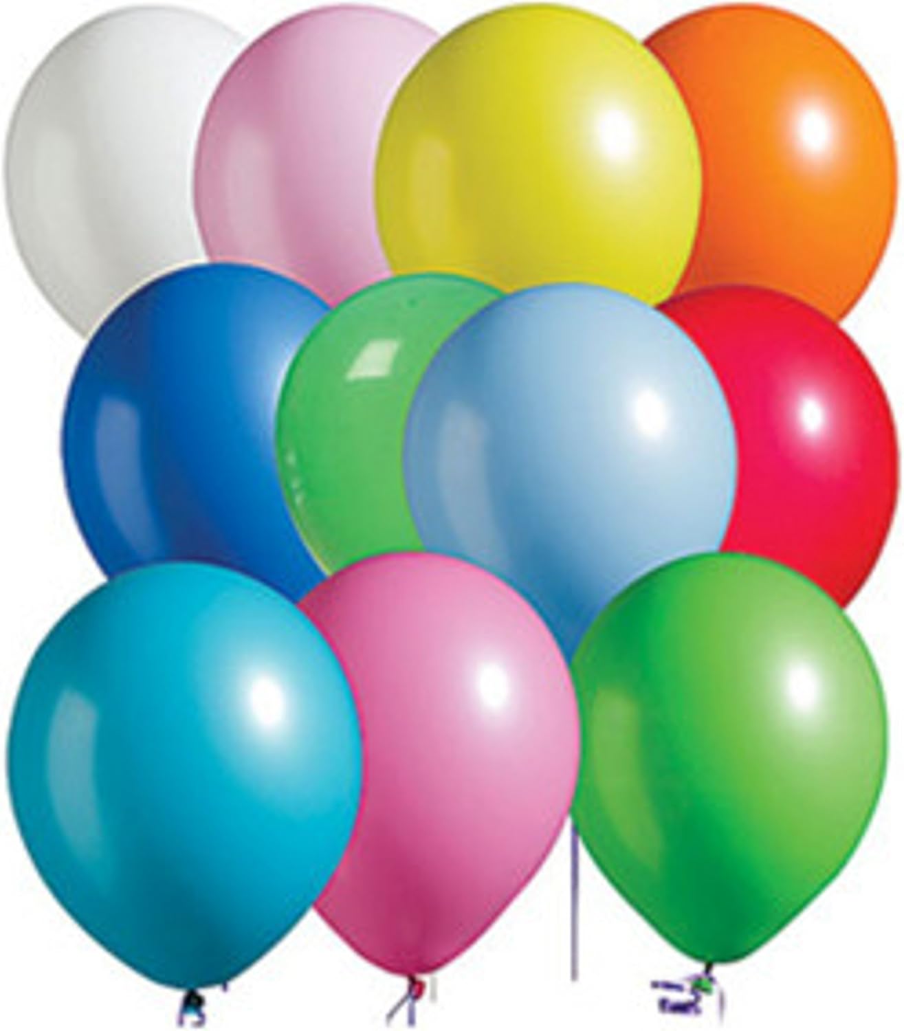 Party Favors Plus Aqua Latex Balloons 144 Count