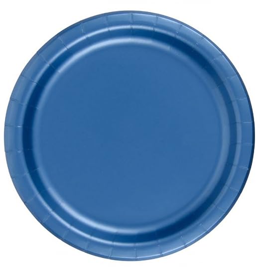Party Favors Plus Dessert Cake Paper Plates Royal Blue 240 Count