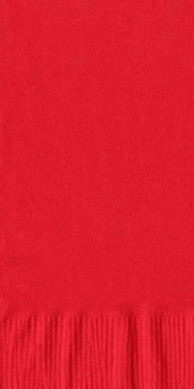 Party Favors Plus Red Paper Dinner Napkins Hand Towel Fold 50 Count