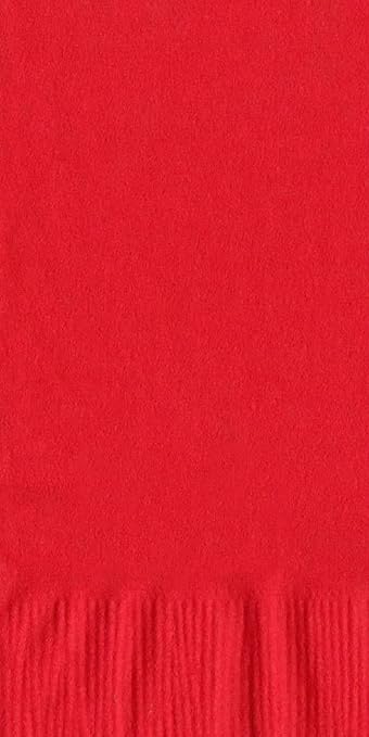 Party Favors Plus Red Beverage Cocktail Napkins 200 Count