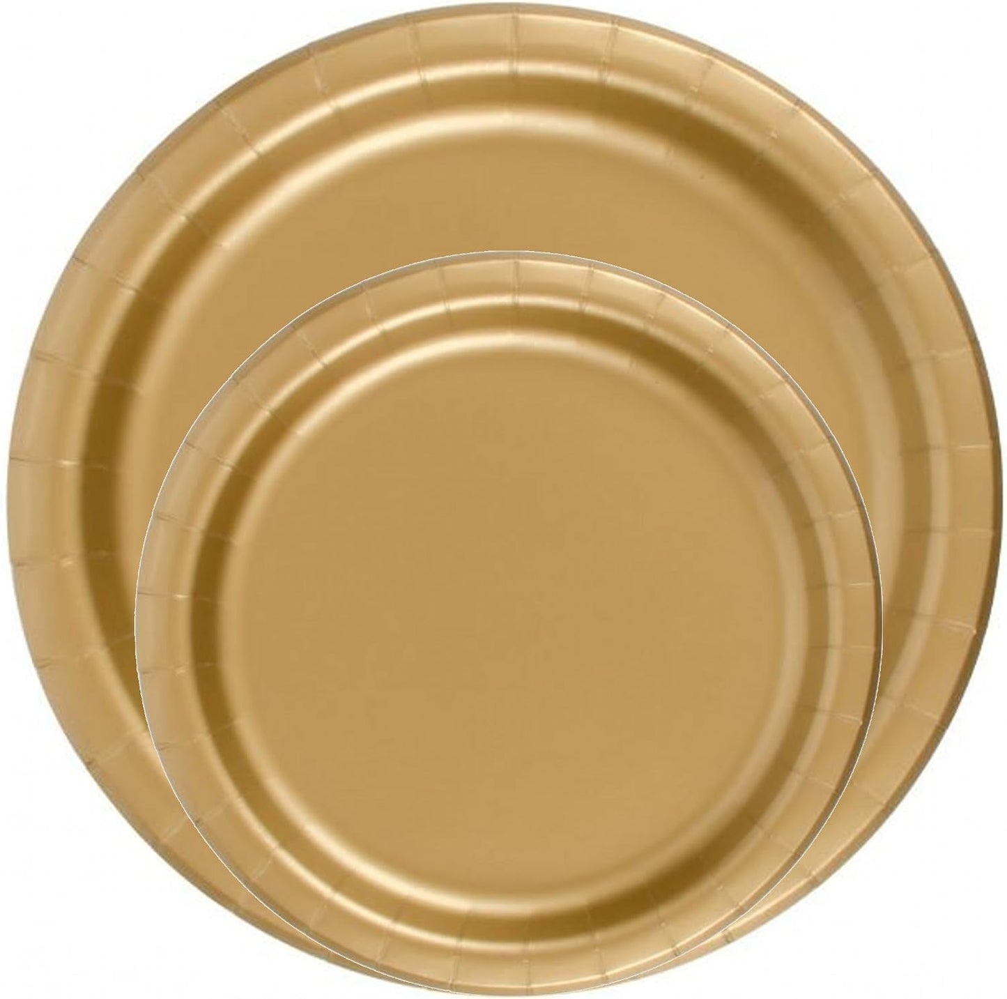 Party Favors Plus Gold Paper Plates 24 Count
