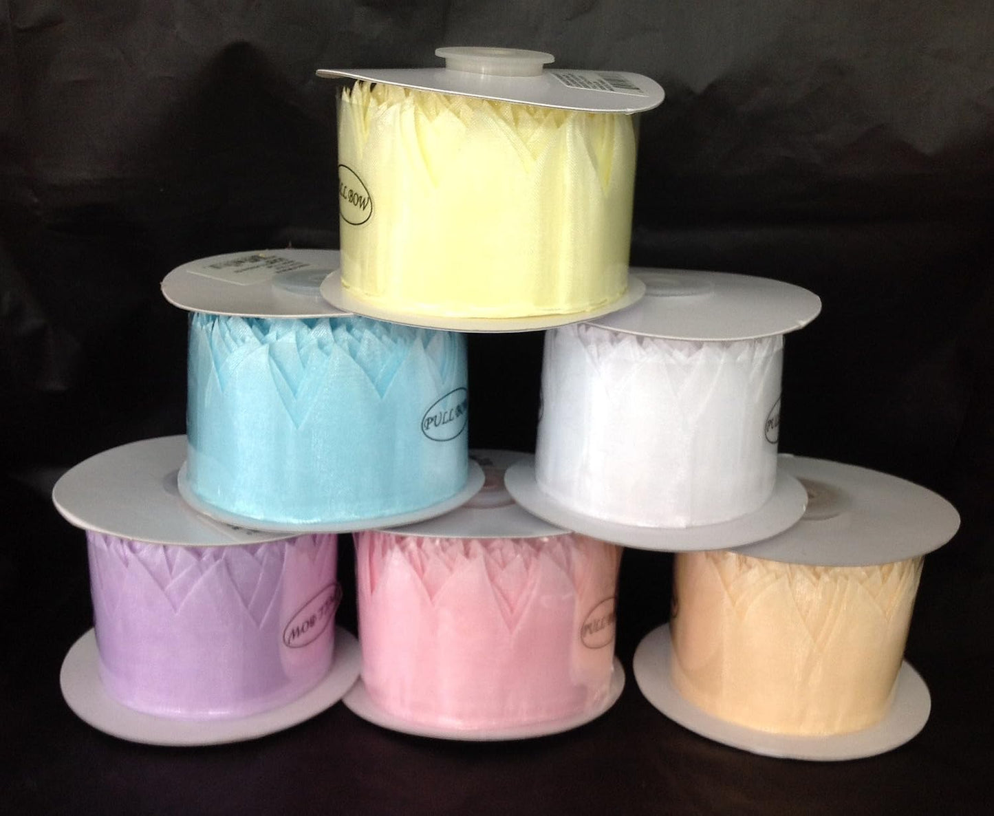 Party Favors Plus Ivory Organza Pull Bow Ribbon 2in 10 Yards