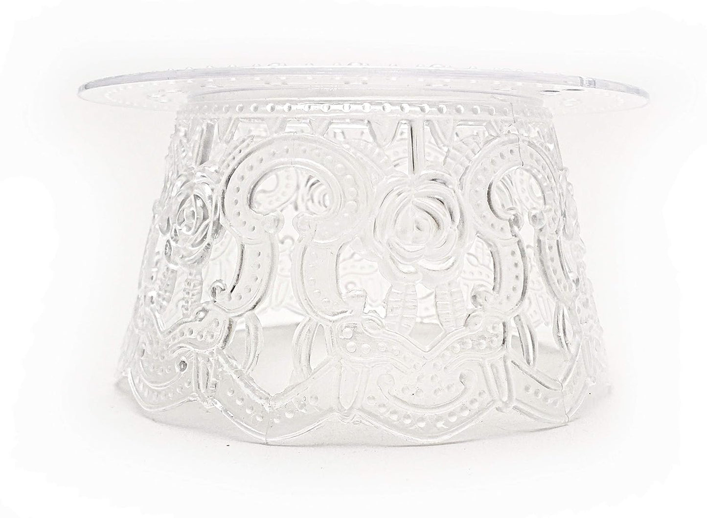 Party Favors Plus Clear Plastic Wedding Cake Top Swans 7 Inch