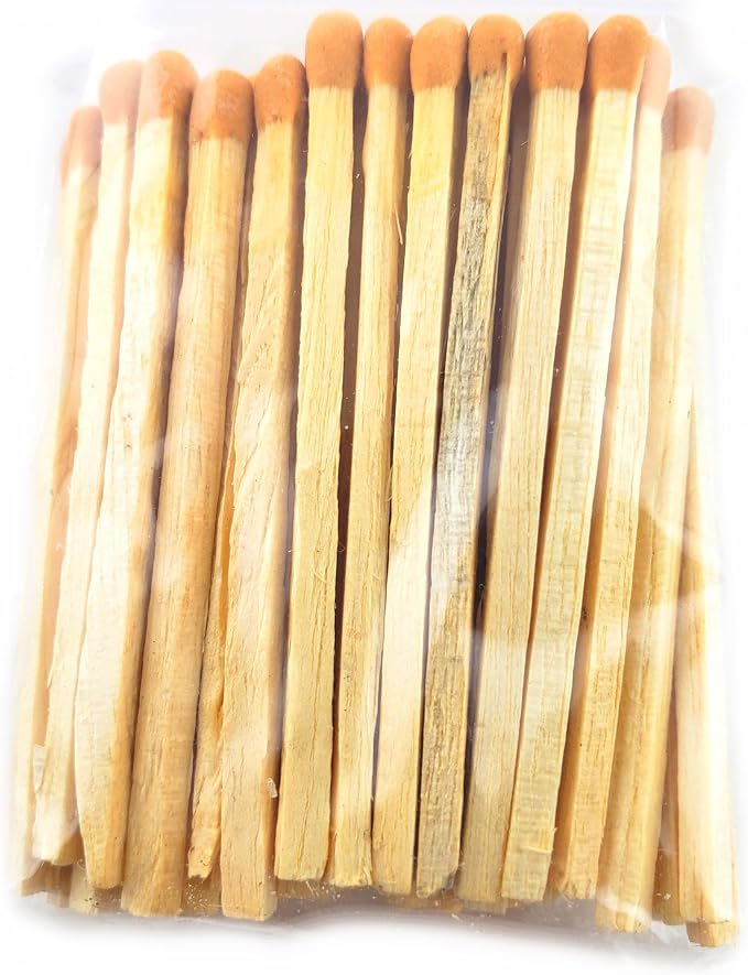 Party Favors Plus Wooden Safety Matches 250 Count 2.35" x 2.35" x 2.35" Orange
