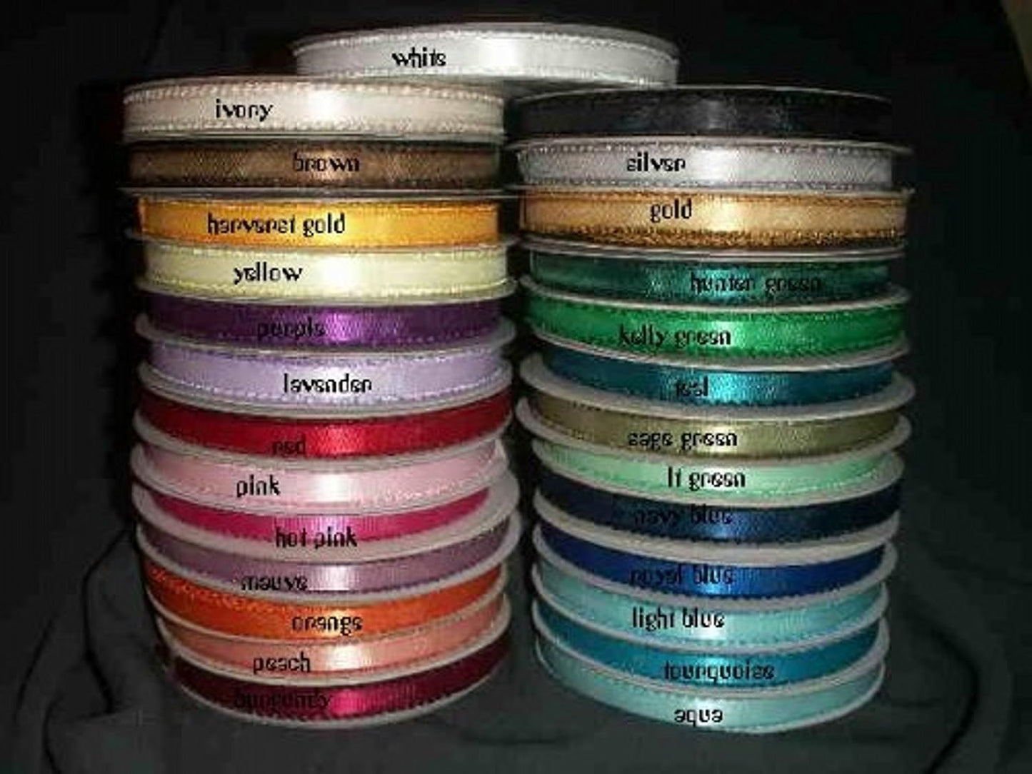 Party Favors Plus Light Pink Double Face Satin Picot Ribbon 50 Yards