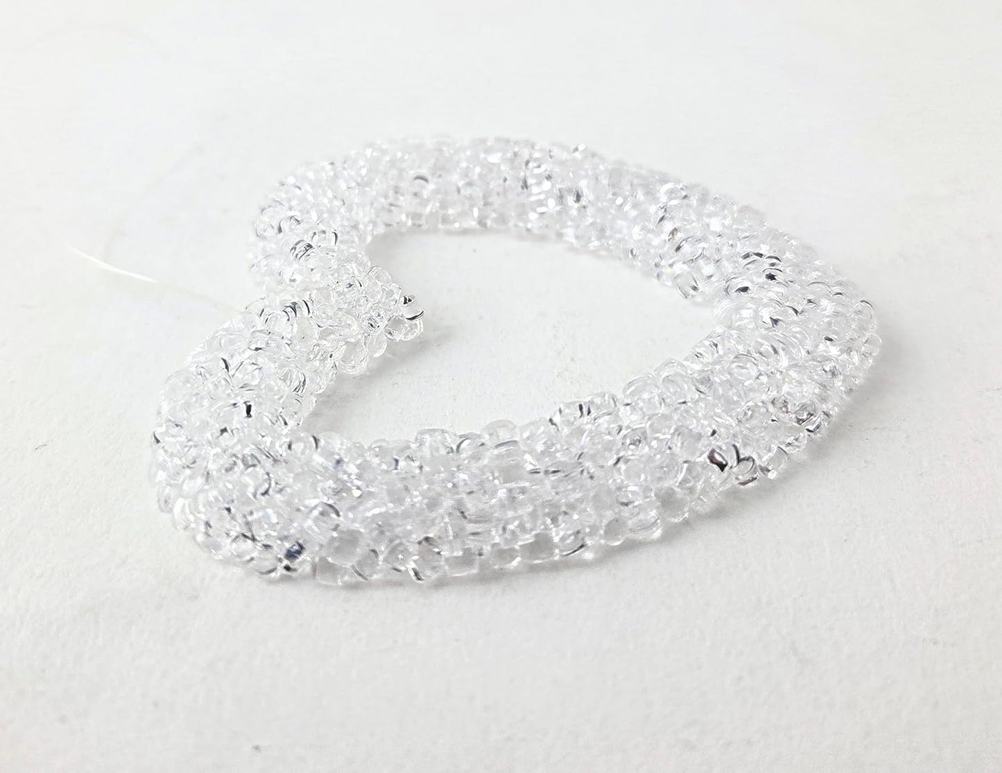 Party Favors Plus Heart Hanging Ornaments Clear Plastic 3 Inch 7 Piece