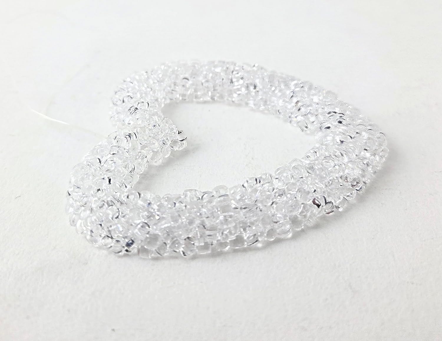 Party Favors Plus Heart Hanging Ornaments Clear Plastic 3 Inch 7 Piece