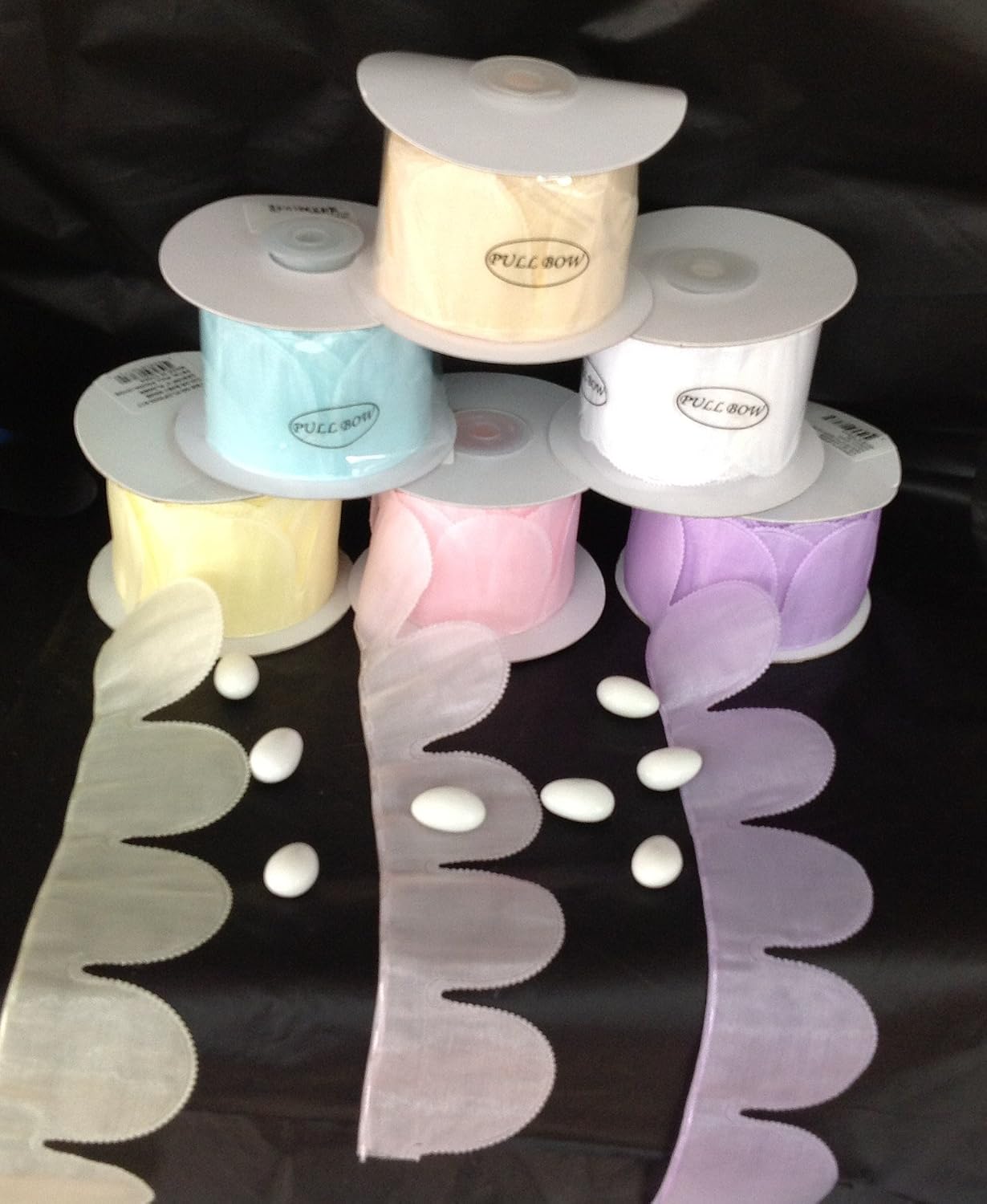 Party Favors Plus White Pull Bow Ribbon 10 Yards