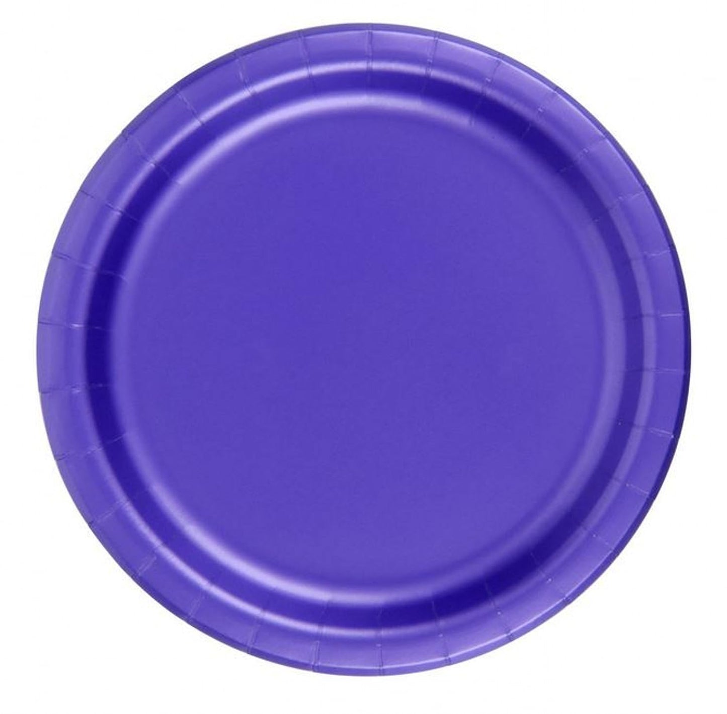 Party Favors Plus Paper Plates Purple 24 Count