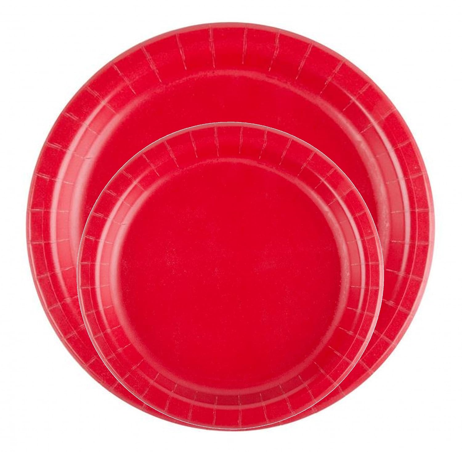 Party Favors Plus Paper Plates Red 24 Count