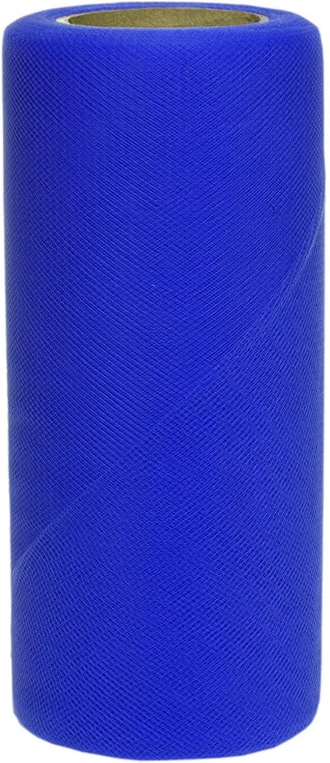 Party Favors Plus Royal Blue Tulle Fabric 6in X 50yd