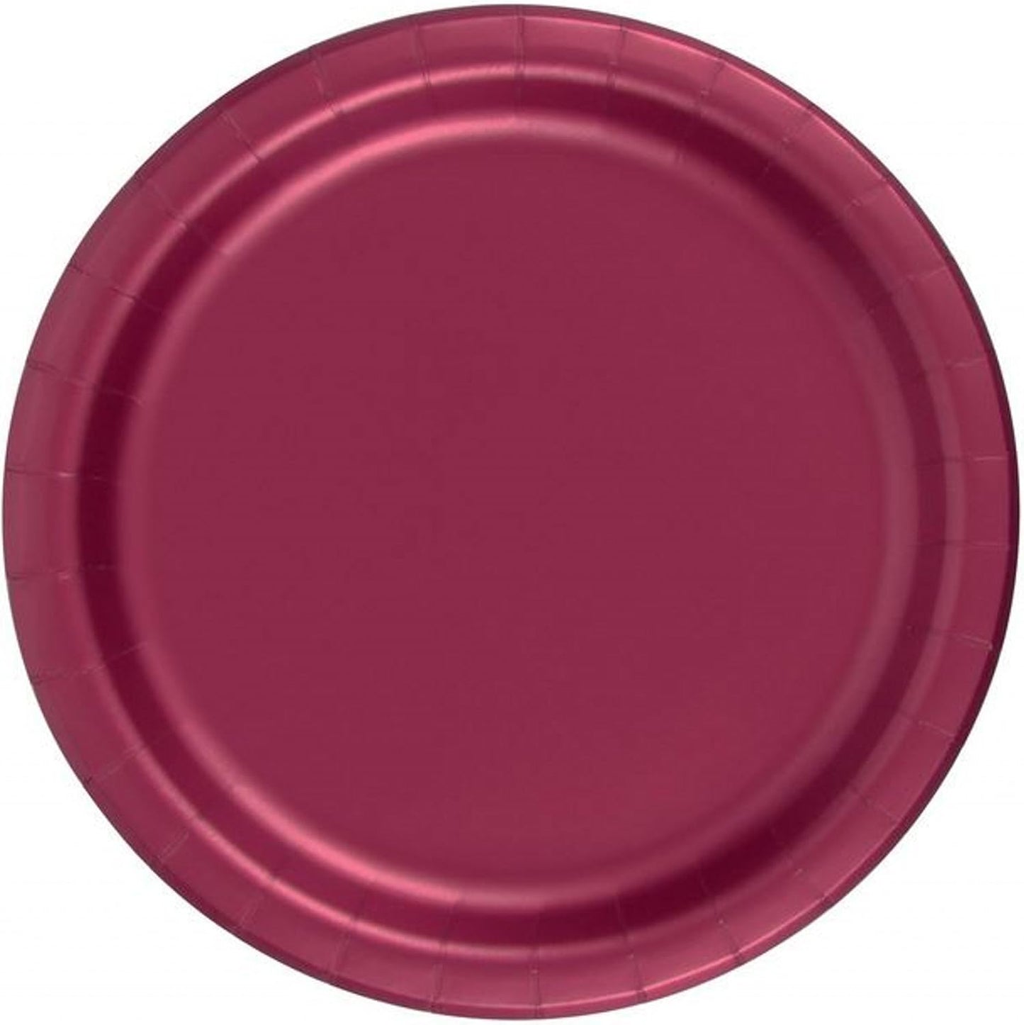 Party Favors Plus Burgundy Paper Plates 48 Count