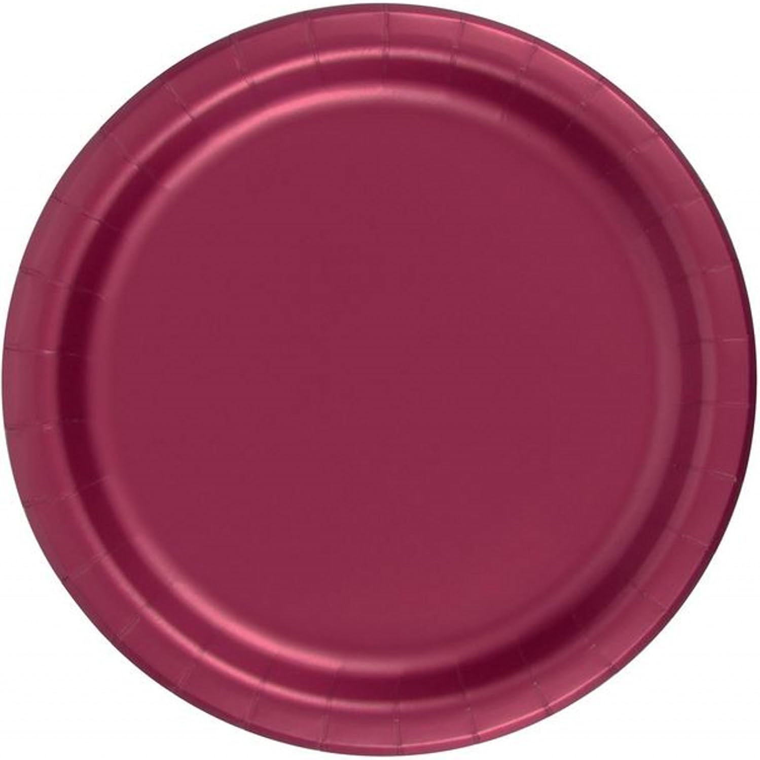 Party Favors Plus Burgundy Paper Plates 48 Count