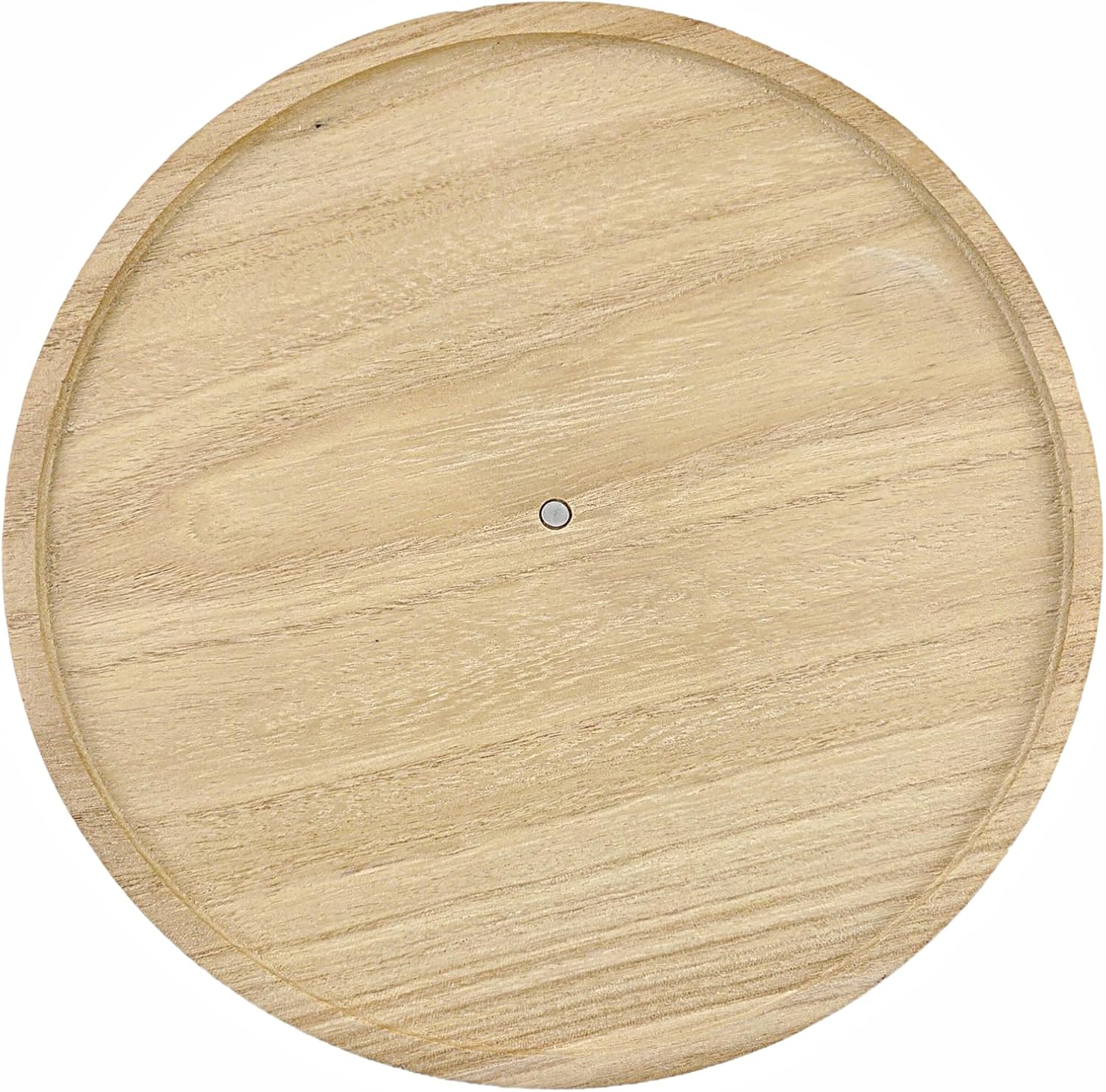 Party Favors Plus Natural Paulownia Wood Round Turntable 3 Piece Set 10.5 In