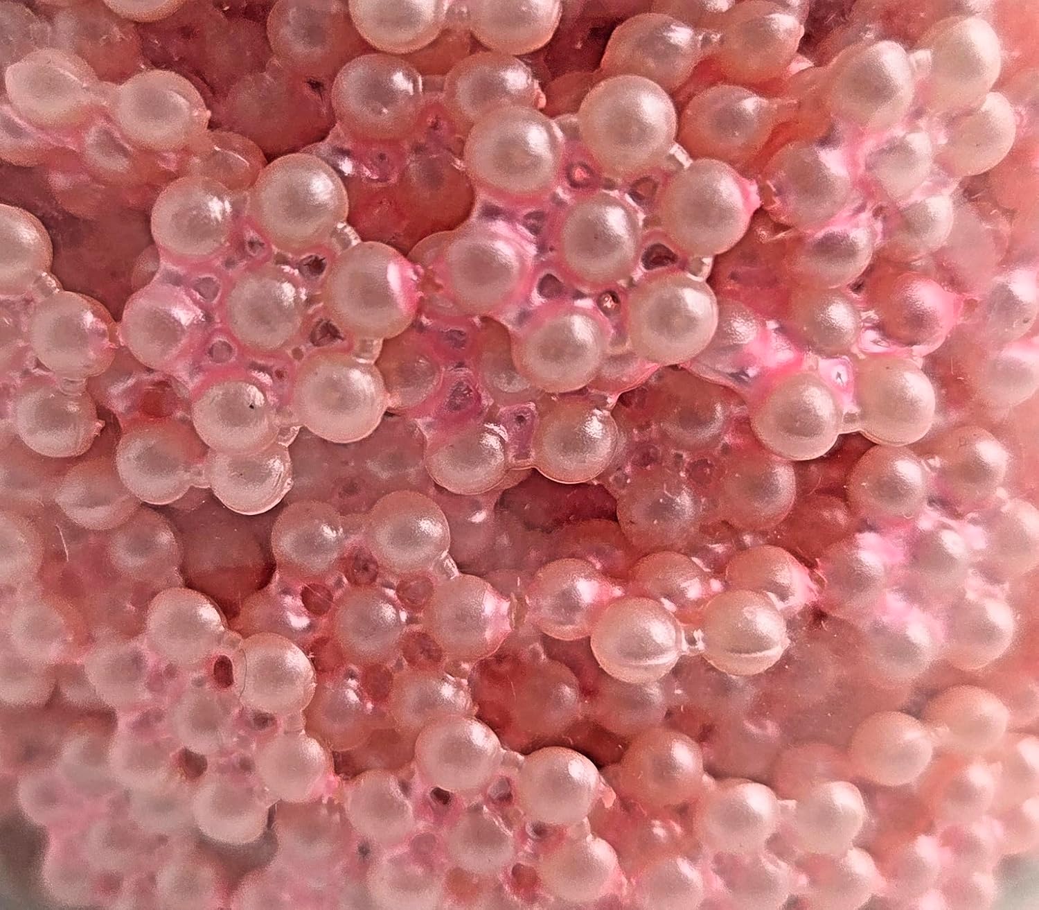 Party Favors Plus Pink Pearl Bead Garland Flower Star Shape 10 Yards