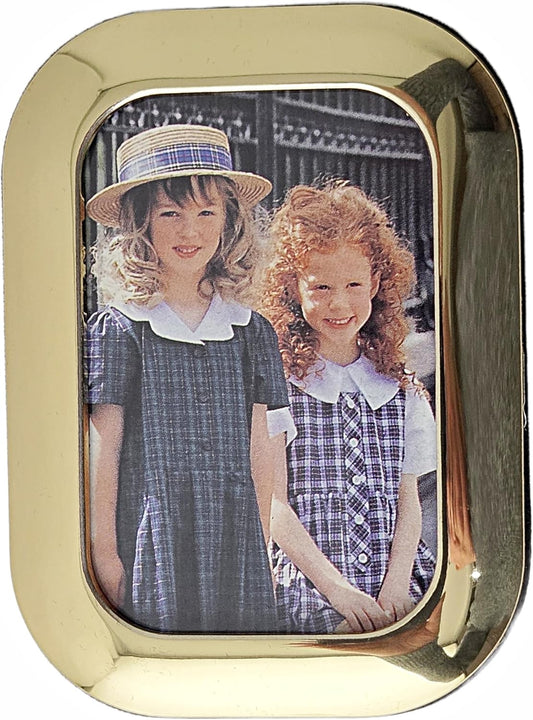 Party Favors Plus Gold-Tone Picture Frame Tabletop Display 2x3 Inch Set of 6
