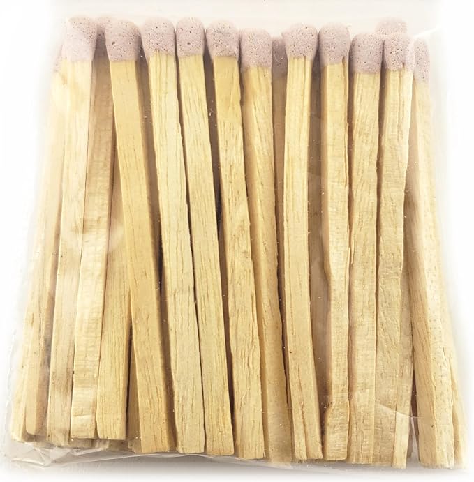Party Favors Plus Wooden Safety Matches 250 Count 2.35" x 2.35" x 2.35" Rose