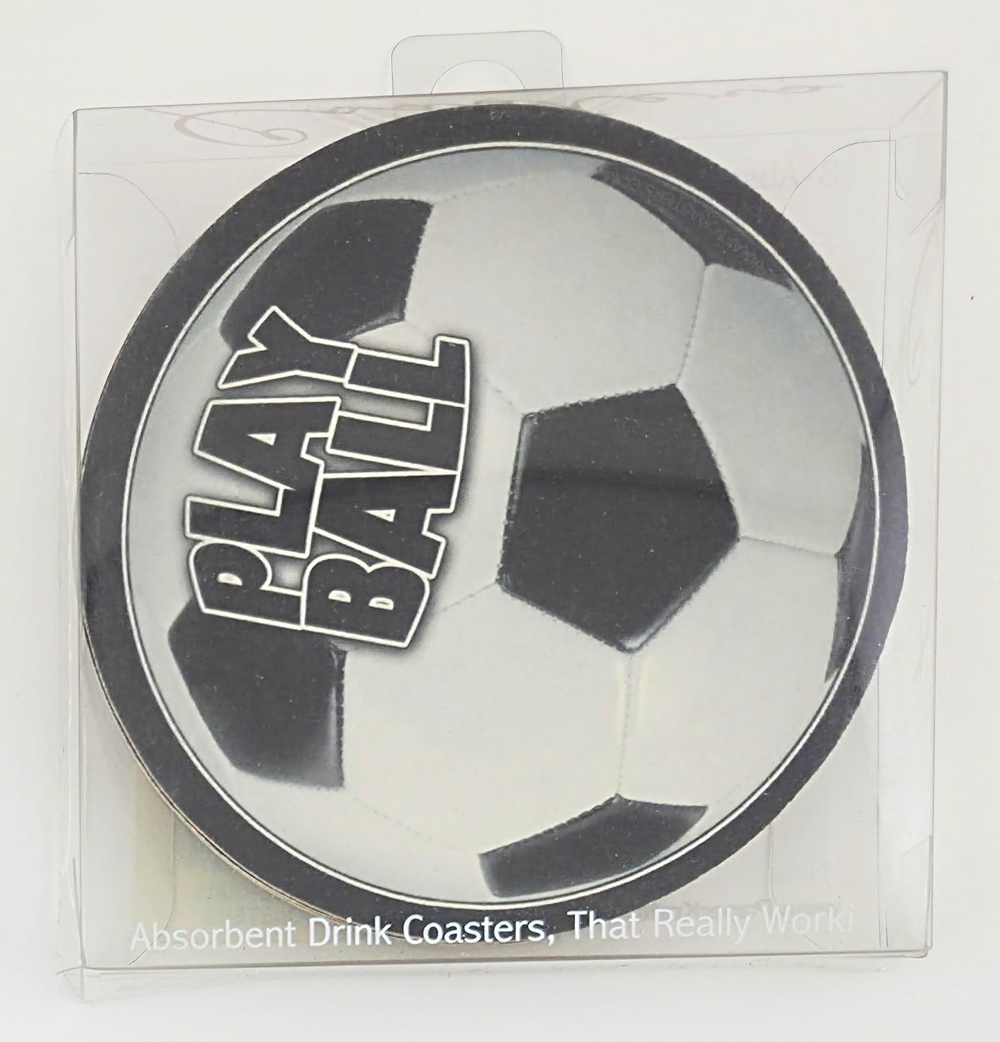 Party Favors Plus Multicolor Paper Coasters Play Ball Motif 8 Count