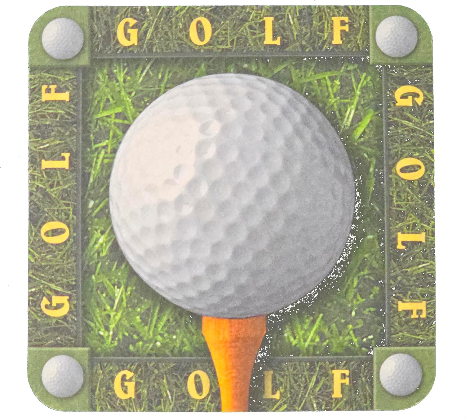 Party Favors Plus Multicolor Paper Coasters Play Ball Motif 8 Count