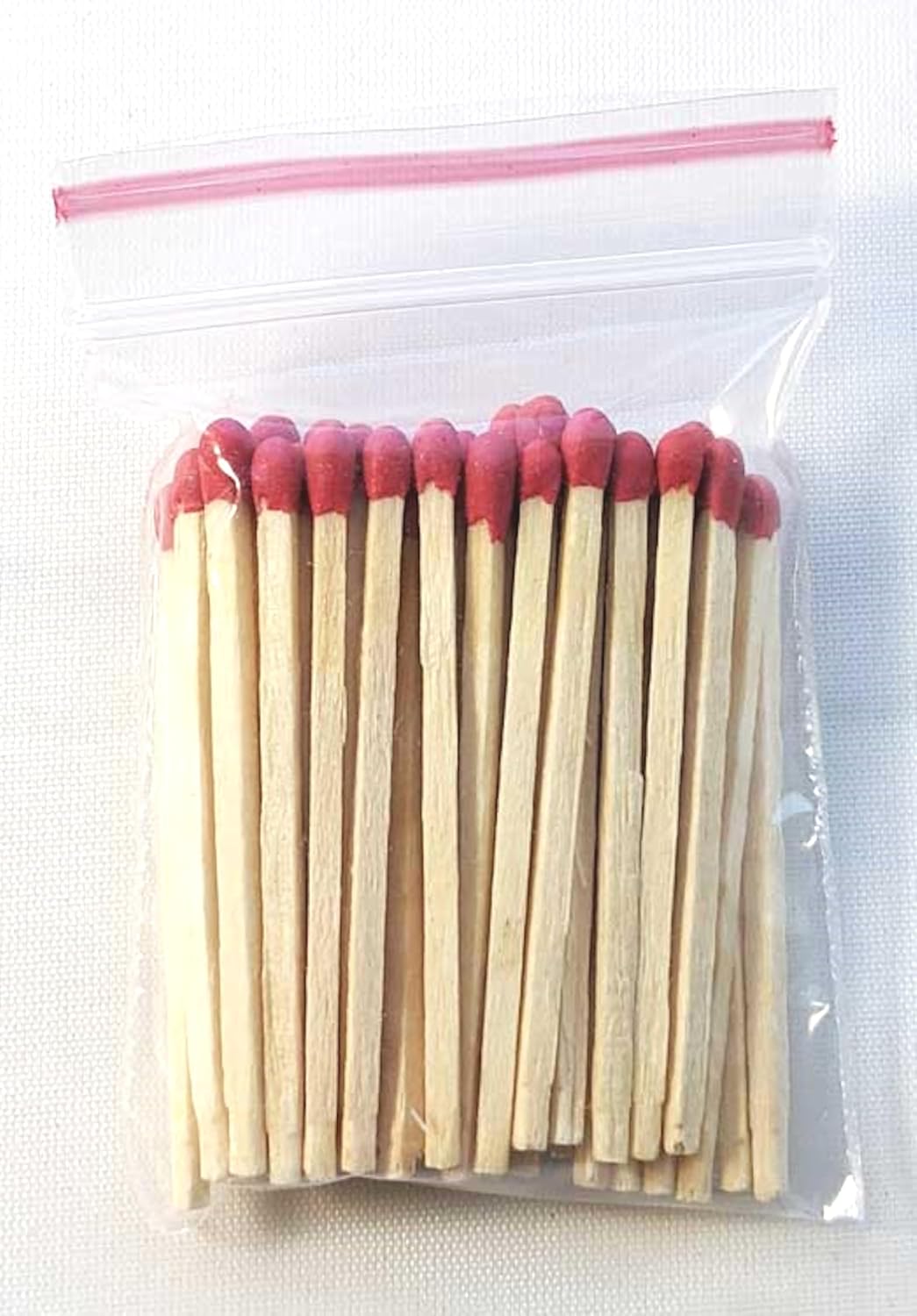 Party Favors Plus Multicolor Wooden Match Sticks 1000 Count 2" with 50 Matchboxes Red