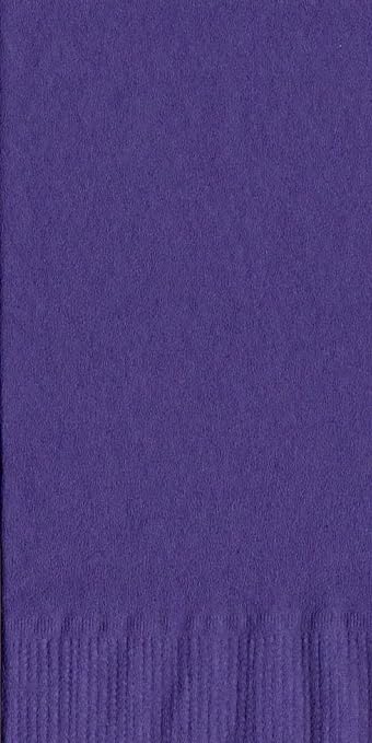 Party Favors Plus Paper Napkins Purple 50 Count
