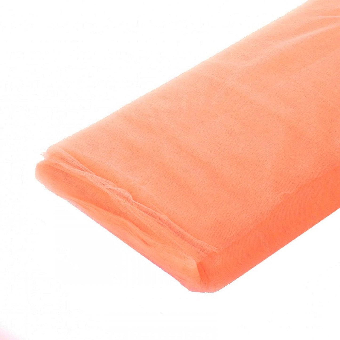 Party Favors Plus Peach Sheer Tulle Decorating Material 54in 100ft