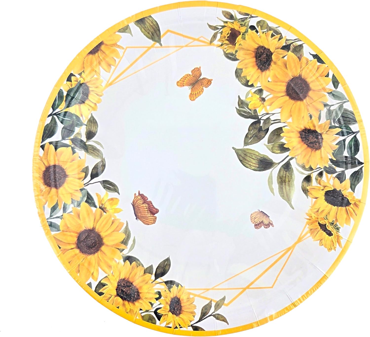 Party Favors Plus Sunflower Paper Plates Napkins Cups Set 100 Count