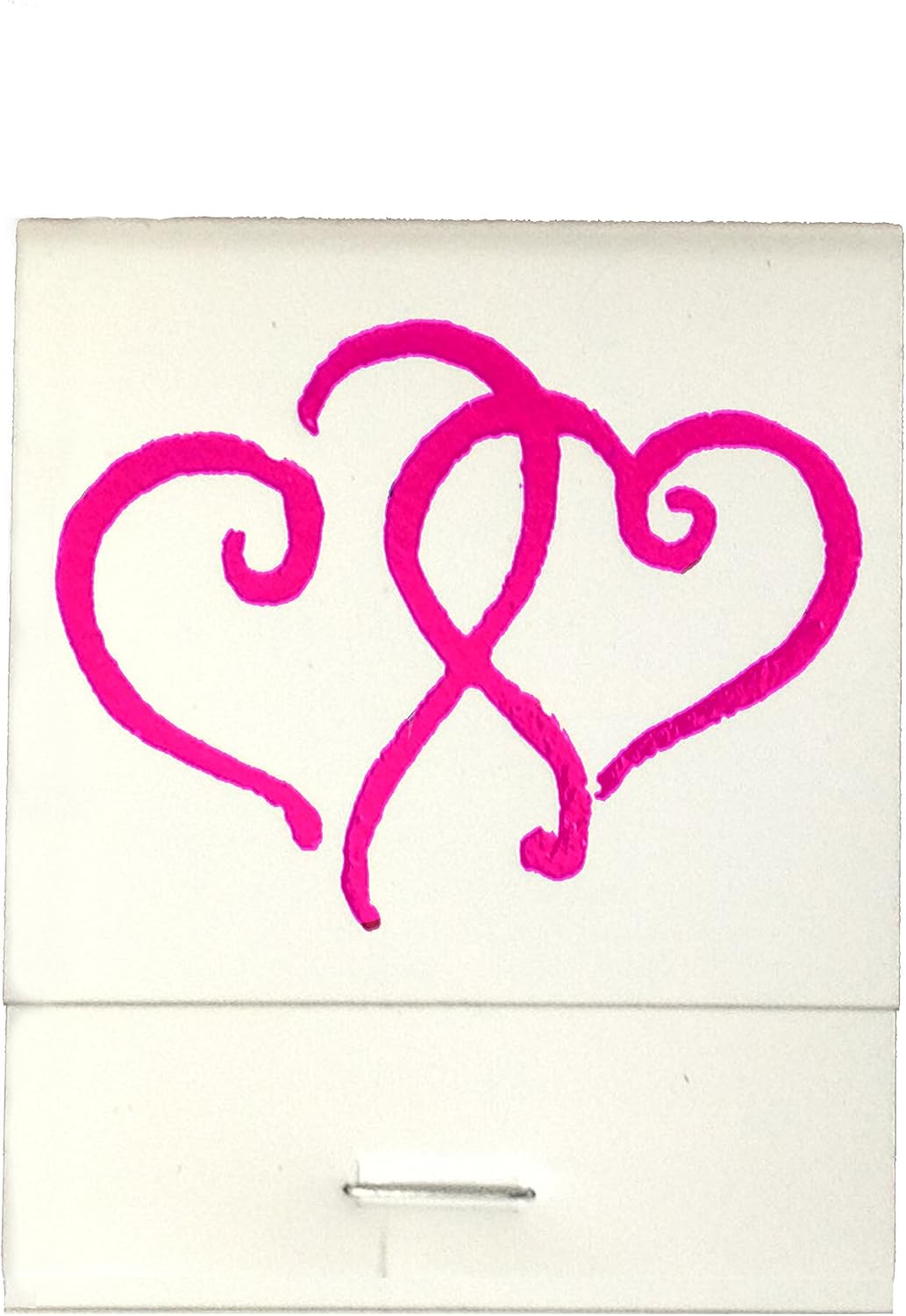 Party Favors Plus Hot Pink Swirl Hearts Matchbooks 50 Count