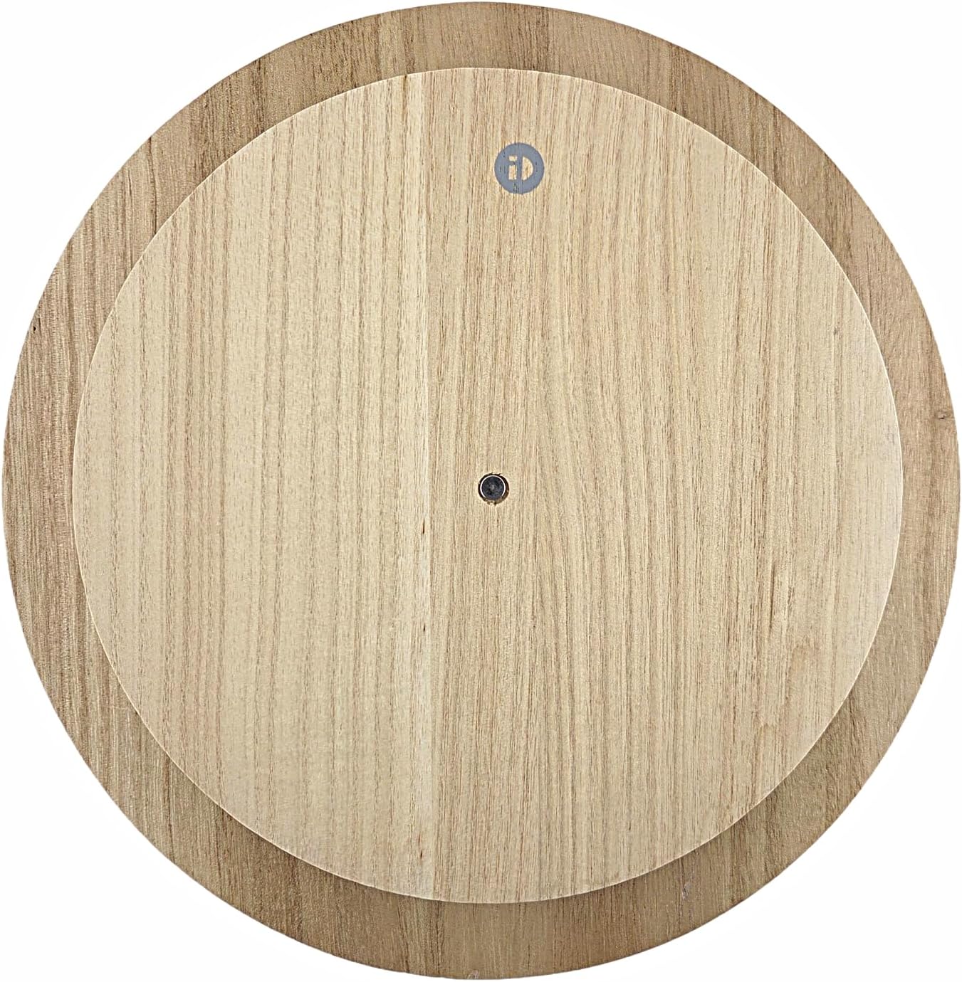 Party Favors Plus Natural Paulownia Wood Round Turntable 3 Piece Set 10.5 In