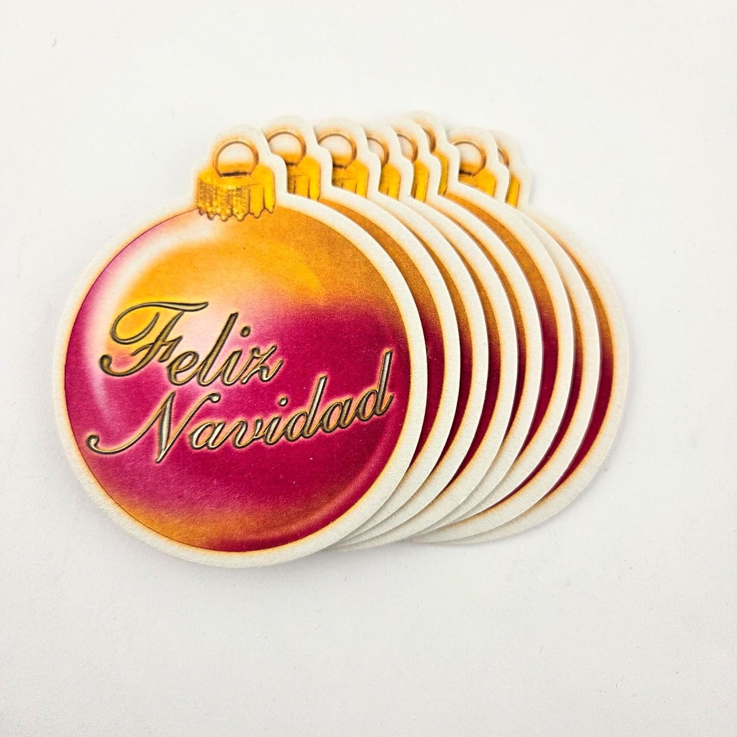 Party Favors Plus Feliz Navidad Paper Coasters 8 Count
