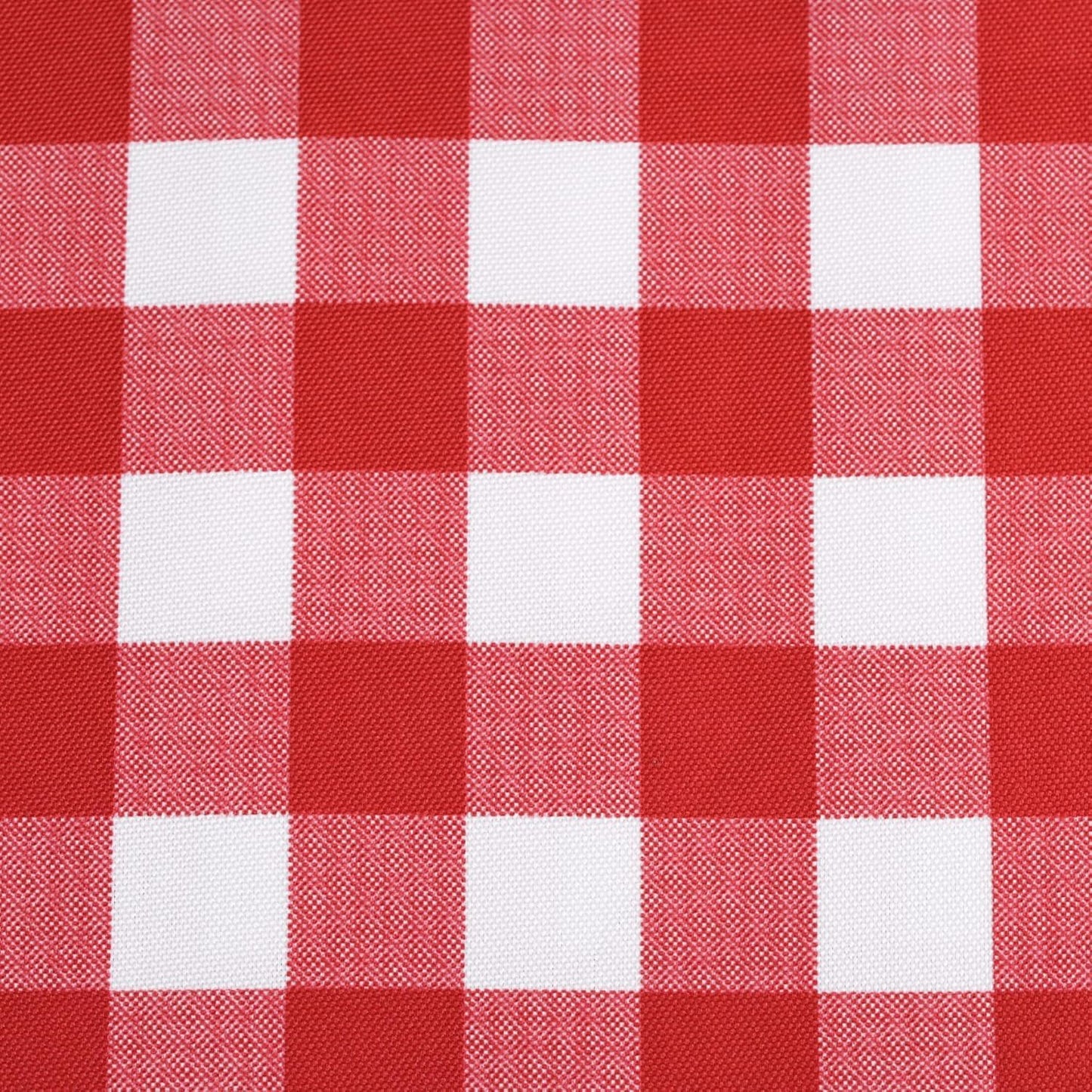 Party Favors Plus Red Checker Rectangular Tablecloth with Zipper 60 X 120 In