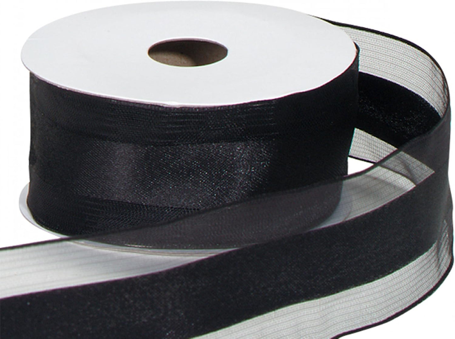Party Favors Plus Black Organza and Satin Ribbon 1.5in 25 Yards