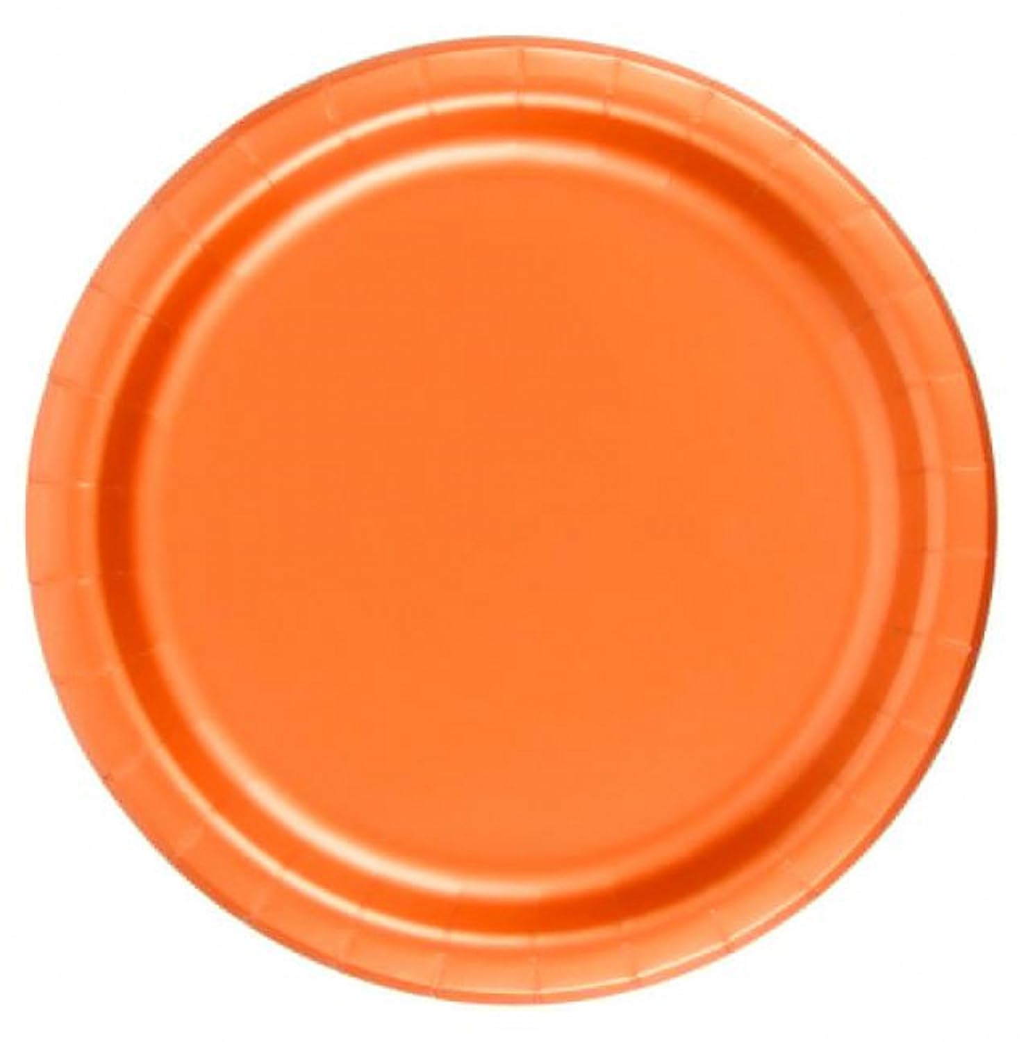 Party Favors Plus Orange Paper Dinner Plates 9 Inch 24 Count