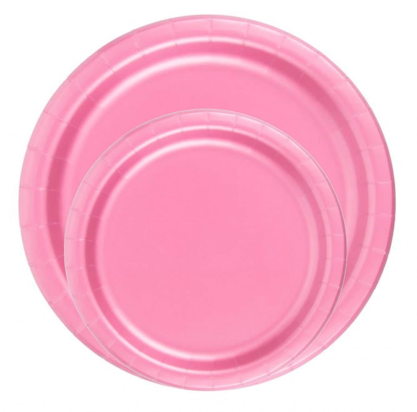 Party Favors Plus Pink Paper Dessert Plates 7 Inch 24 Count