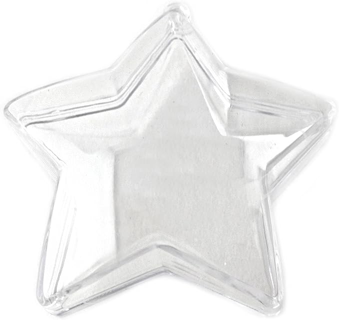 Party Favors Plus Clear Plastic Fillable Christmas Ornament Favor 3 Inch 12 Count