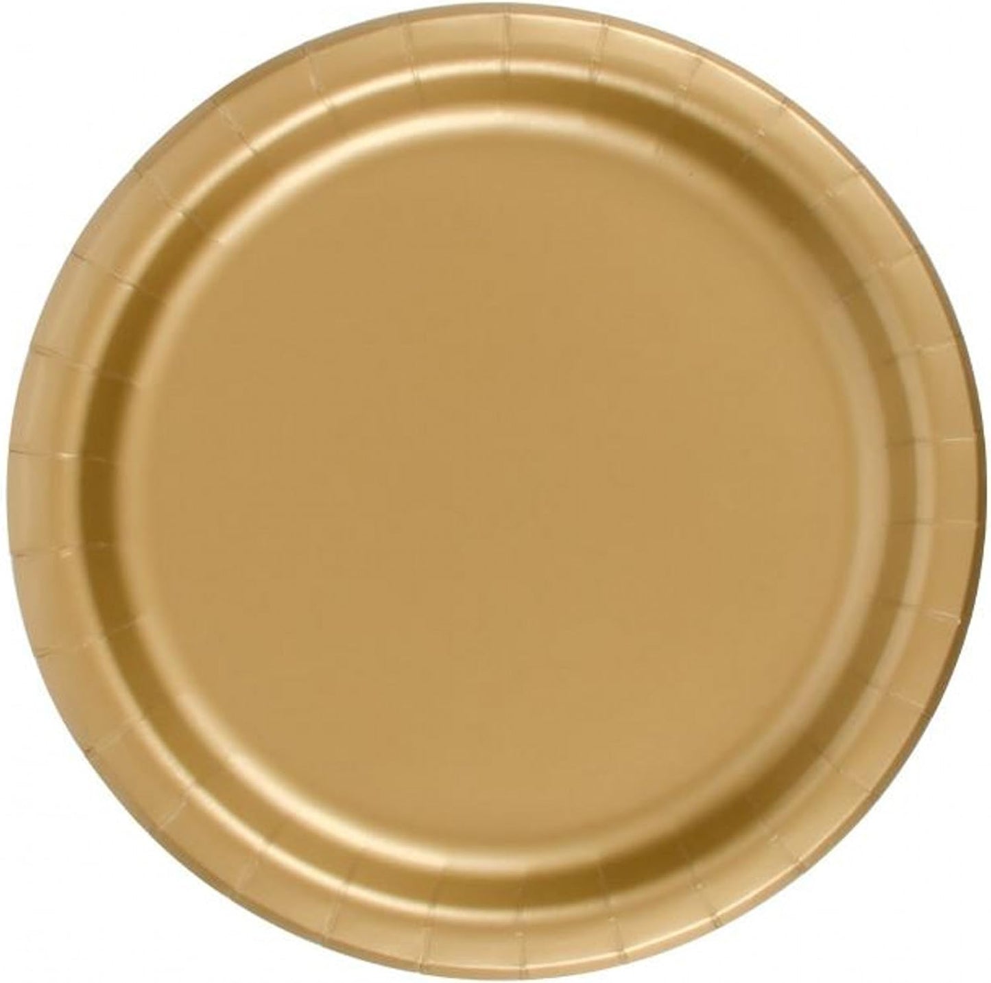 Party Favors Plus Gold Paper Plates 48 Count