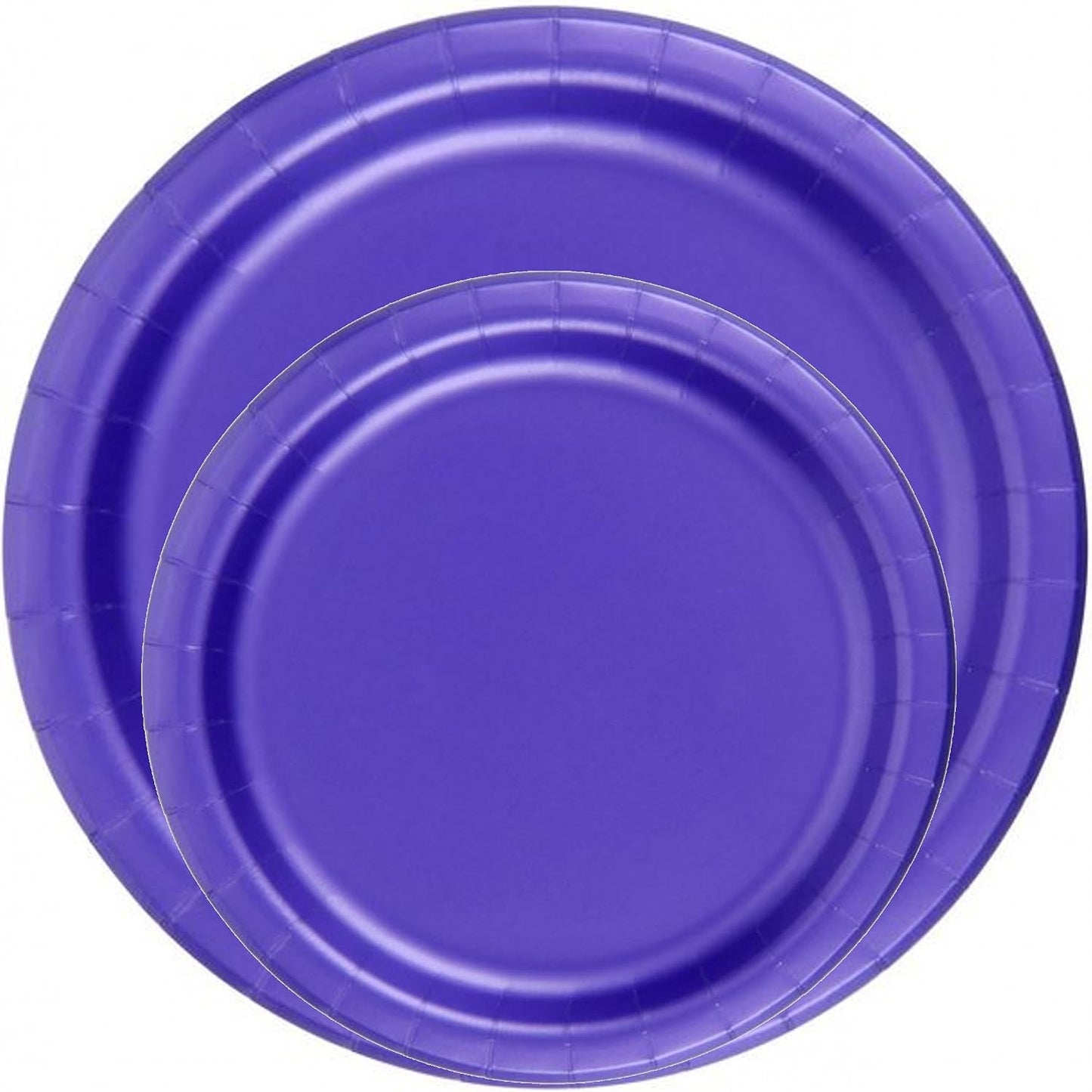 Party Favors Plus Dessert Cake Paper Plates Purple 240 Count