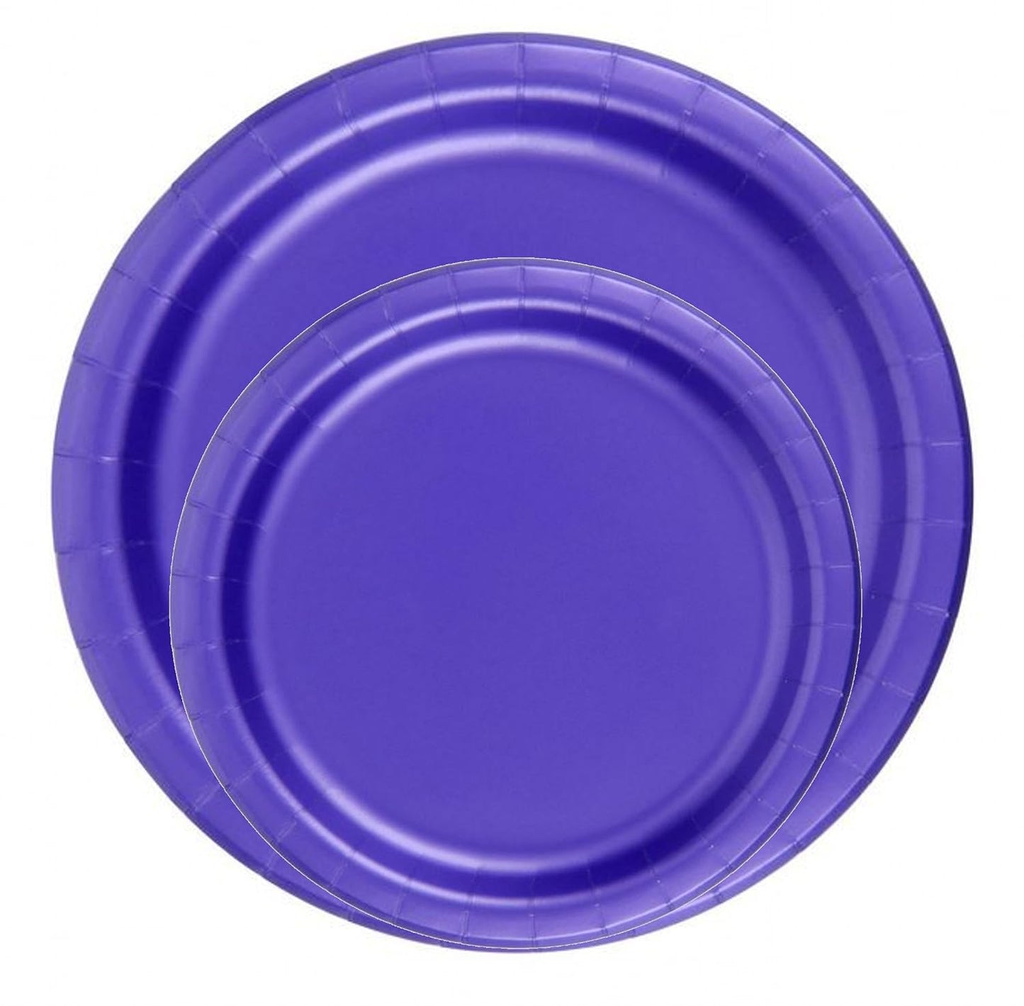 Party Favors Plus Paper Plates Purple 24 Count