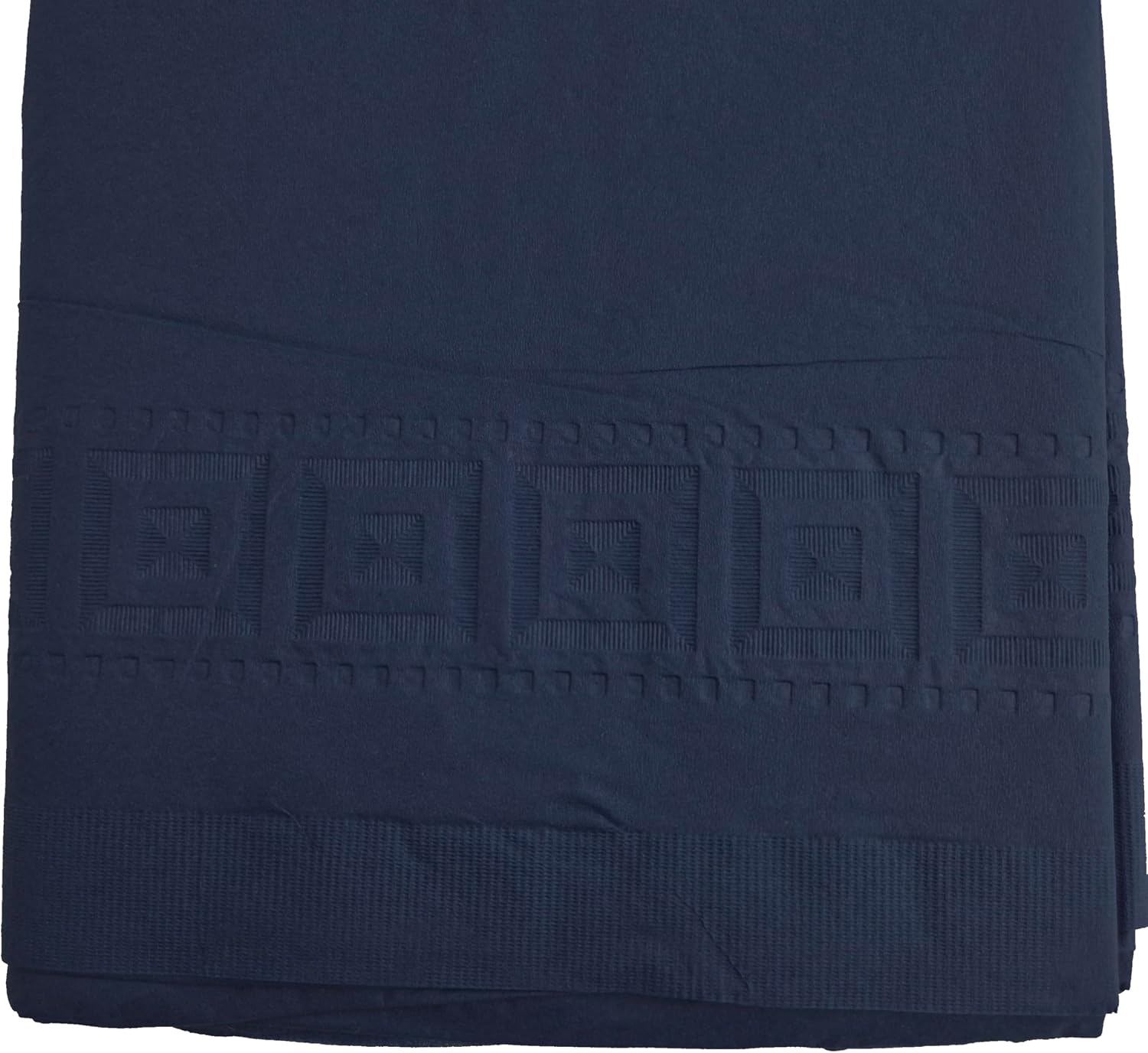 Party Favors Plus Navy Blue Disposable Tablecloth 2-Ply Tissue Plastic Lining 54x108 Inch Pack of 2